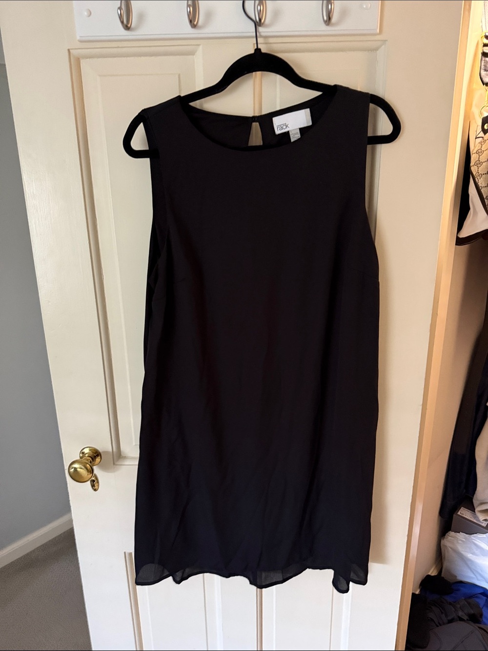 Nordstrom Rack Black Sleeveless Shift